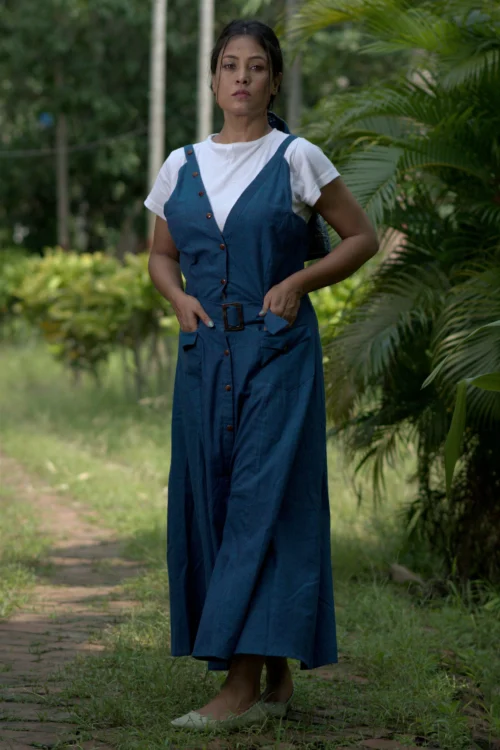 VALENTINE FLAME Indo Western Flared Cotton Casual Wear / Summer Dress / Party Wear for celebrating Occasion with family and Friends - Image 2